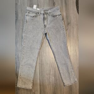 Levi's With Large E Gray Straight Leg Jeans